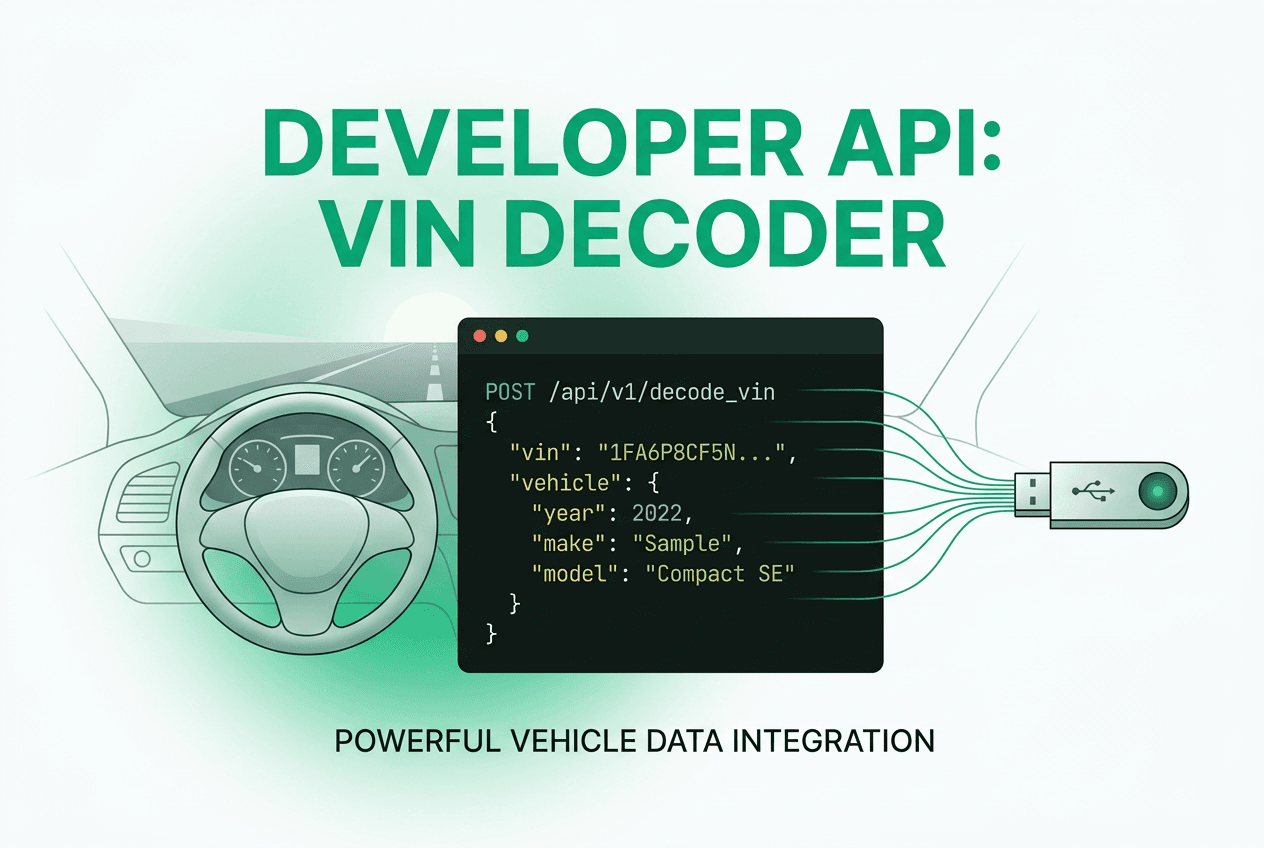 VIN decoder TypeScript API for developers VIN decoder TypeScript API for developers